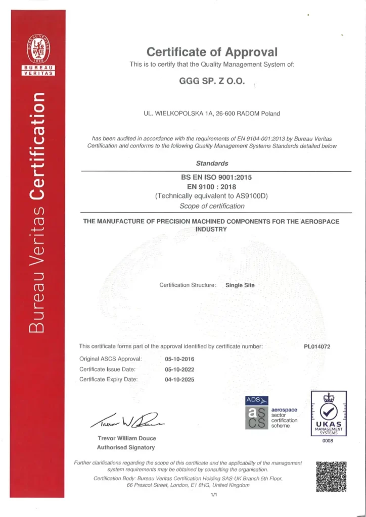 GGG Certificat AS 9100 EN pdf GGG