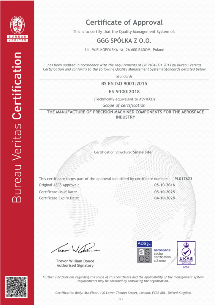 GGG Certificat AS 9100 EN pdf GGG